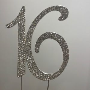 16 cake topper